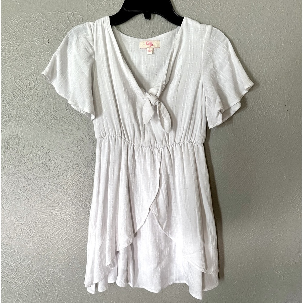 GB girls white dress